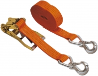 Zurrgurt mit Karabinerhaken, zweiteilig, 8,0m, 2000 daN
