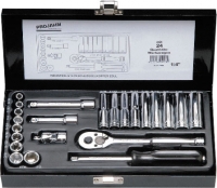 Projahn 1/4 Industrie-Steckschlsselkoffer Zoll 6-kant 23-tlg