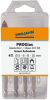 Projahn PROGlas-Bohrer Set 6-kant 1/4 Bit-Aufnahme, 4-teilig