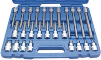 BGS Bit-Einsatz-Sortiment 1/2 Innenvielzahn 26-teilig