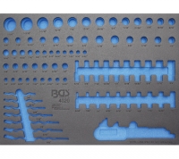 BGS WW-Einlage fr Steckschlssel/Maulringschlssel etc., leer