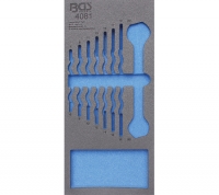 BGS WW-Einlage Doppelmaulschlssel-Satz, 6-22 mm, leer