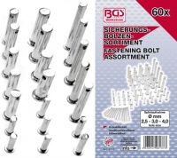 BGS Sicherungsbolzen-Sortiment, 60-tlg.