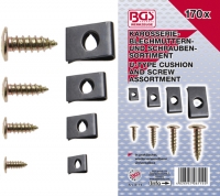 BGS Dmpfungsscheiben- und Schrauben-Sortiment, 170-tlg.