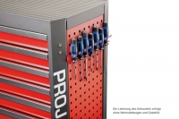 Projahn Schraubendreherhalter, fr GALAXY seitlich Rot