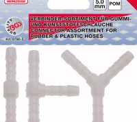 Schlauchverbinder-Sortiment, 5 mm