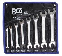 BGS Doppel-Maul-Schlssel-Satz 8-teilig von 6x7 bis 20x22mm