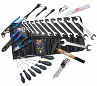 BGS Werkzeugsortiment in Rolltasche, 270-tlg.