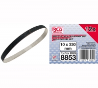 BGS Schleifband 10mm x 325 mm, 12 Stck, passend fr BGS 8853