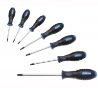 BGS T-Profil Schraubendreher-Satz, 7-tlg., T10-T40, mit Bohrung