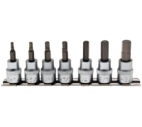 BGS 3/8 Zoll-Gren Biteinsatz-Set, Innen-6-kant, 7-tlg.