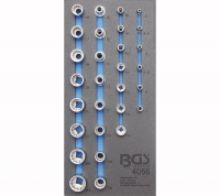 BGS WW-Einlage Steckschlsseleinstze 1/4 & 1/2 12-kant