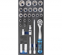 BGS WW-Einlage Steckschlssel-Satz 1/2, 27-tlg.
