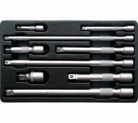 BGS 1/4-3/8-1/2 Kippverlngerungs-Satz, 9-tlg.