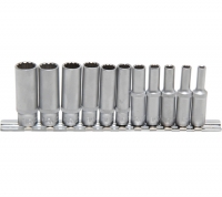 BGS BGS 1/4 Steckschlssel-Einsatz-Satz Zwlfkant tief SW 4-13m