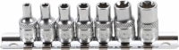 BGS 1/4 Steckschlssel-Einsatz-Satz E-Profil SW E4-E11 7-tlg.