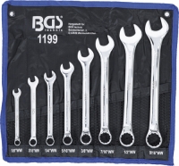 BGS Maul-Ringschlssel-Satz in Zoll/Withworth  SW 1/8-9/16 8-tlg.