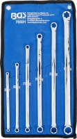 BGS Doppel-Ringschlssel-Satz mit E-Profil-Ringkpfen extra lang SW E6xE7-E22xE24 6-tlg.
