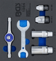 BGS WW-Einlage 1/6: Spannwerkzeug-Satz fr Gewindeschneider 6-tlg.