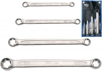 BGS Doppel-Ringschlssel-Satz, E-Profil-Ringkpfen, 4-tlg.