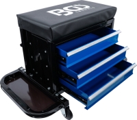 BGS Werkstatt-Rollsitz mit 3 Schubladen