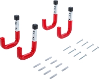 BGS Diy Wandhaken-Satz 4-teilig
