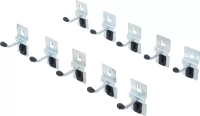 BGS Einzelhaken-Satz 40 mm fr Schrankwand-System 10-tlg.