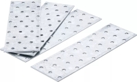 BGS Diy Stahl-Lochplatten-Satz 200x60x2mm 4-tlg.