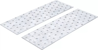BGS Diy Stahl-Lochplatten-Satz 300x100x2mm 2-tlg.