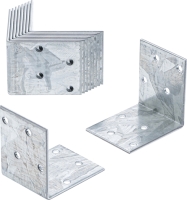 BGS Diy Winkelverbinder 50 x 50 x 40 mm 10-tlg.