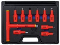 BGS 1/2 VDE-Bit-Einsatz-Satz T-Profil (f�r Torx) T20-T55 10-tlg.