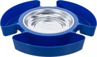 BGS Magnet-Haftschale mit 3 Kunststoff-Ablagen 150mm
