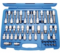 BGS 1/2 Innen- und Aussensechskant Biteinsatz-Sortiment, 49-tlg.