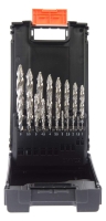 Projahn Spiralbohrersortiment PROSTEP mit Stufenspitze HSS-G 1-10mm 19-teilig