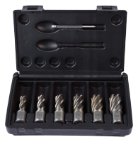 Projahn Weldon Kernbohrer Set HSS-Co 5% 12-22mm Bohrtiefe 30mm 7-tlg.