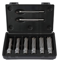 Projahn WELDON Kernbohrer-Set TCT 8-tlg. � 12-14-16-18-20-22 mm + 2x Zentrierstift Schnitttiefe 55,0 mm