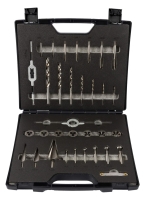 Projahn Metallbearbeitung- und Gewindeschneider - Set HSS-G 33-tlg. M3-M12 in Kunststoffkoffer