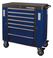Projahn Best�ckter Werkstattwagen SPACE mit 7 Schuf�chern und 229-tlg. proficraft Best�ckung Blau/Anthrazit