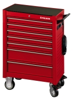 Projahn Best�ckter Werkstattwagen UNIVERSE mit 7 Schubf�chern und 320-tlg. Best�ckung Rot