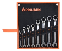 Projahn GearTech Satz umschaltbar in Rolltasche 8tlg 8-10-12-13-16-17-18-19mm