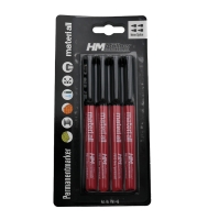 HM Permantenmarker Set 4-tlg. material all schwarz