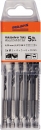 Projahn Holzbohrer-Satz  3-8mm 5-teilig mit 6-kant Bit-Schaft