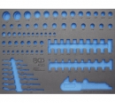 BGS WW-Einlage fr Steckschlssel/Maulringschlssel etc., leer