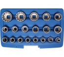 BGS 1/2 Steckschlssel-Einsatz-Satz Gear Lock  19-tlg.
