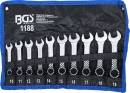 BGS Maul-Ringschlssel-Satz, kurz, 10-19 mm, 10-tlg