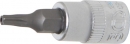 BGS 1/4 Bit-Einsatz T-Profil/Torx mit Bohrung T15