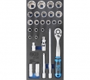 BGS WW-Einlage Steckschlssel-Satz 1/2, 27-tlg.