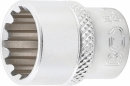 BGS 1/4 Steckschlssel-Einsatz Gear Lock kurz 14 mm