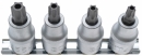 BGS 1/2  Bit-Einsatz-Satz T-Profil mit Bohrung T40-T55 4-tlg.