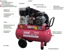 Kolben-Kompressor EUROAIR 400/10/50W